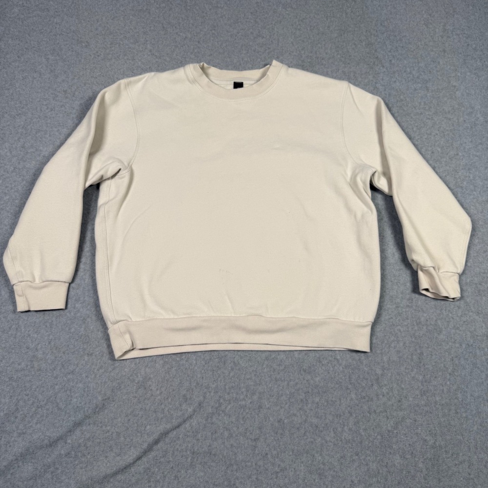 Lululemon Perfectly Oversized Crewneck Sweatshirt XS Bone Cream Pullover